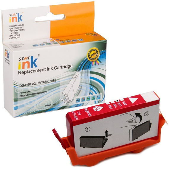 Zestaw czterech tuszy atramentowych Starink zamienników do HP 903 XL (CMYK)