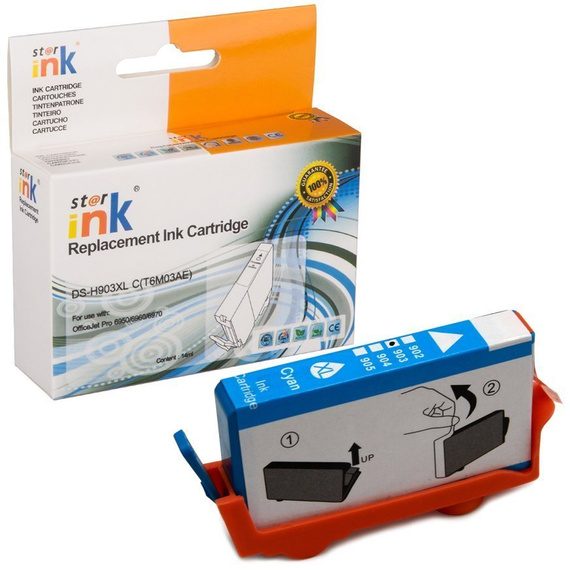 Zestaw pięciu tuszy atramentowych Starink zamienników do HP 903 XL (CMYK)