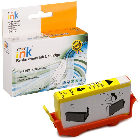 Zestaw pięciu tuszy atramentowych Starink zamienników do HP 903 XL (CMYK)