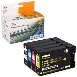Zestaw czterech tuszy atramentowych Starink zamienników do Canon PGI-1500 (CMYK)